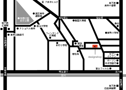designshop map/azabu